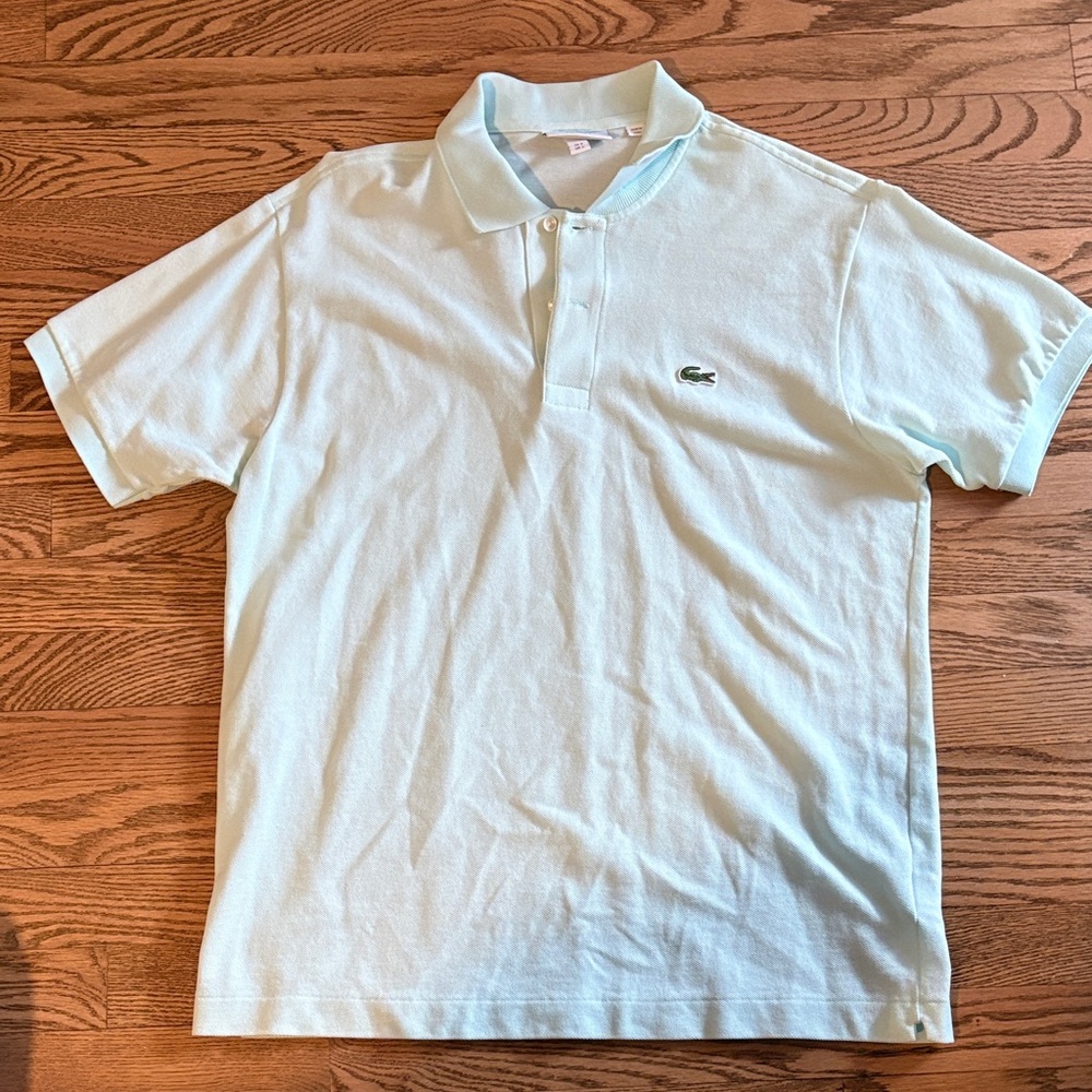 Lacoste Men's Soft Blue Polo Shirt